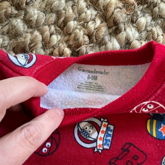 6-9 Mo Vintage Sports Sweatshirt - Picture 2 of 4